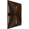 Ekena Millwork 19 5/8in. W x 19 5/8in. H Riley EnduraWall Decorative 3D Wall Panel Covers 2.67 Sq. Ft. WP20X20RLAMB - alternate 4